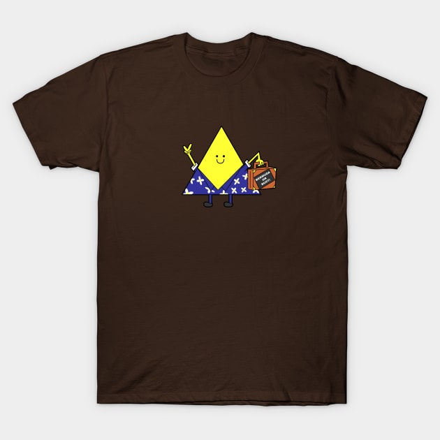 Bermuda Triangle Travels T-Shirt by RobotGhost